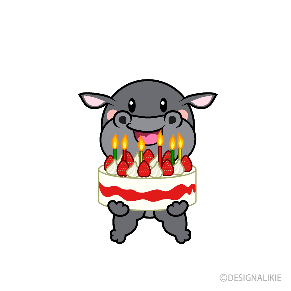 Birthday Hippo