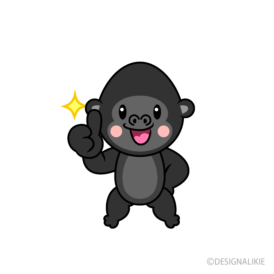 Thumbs up Gorilla