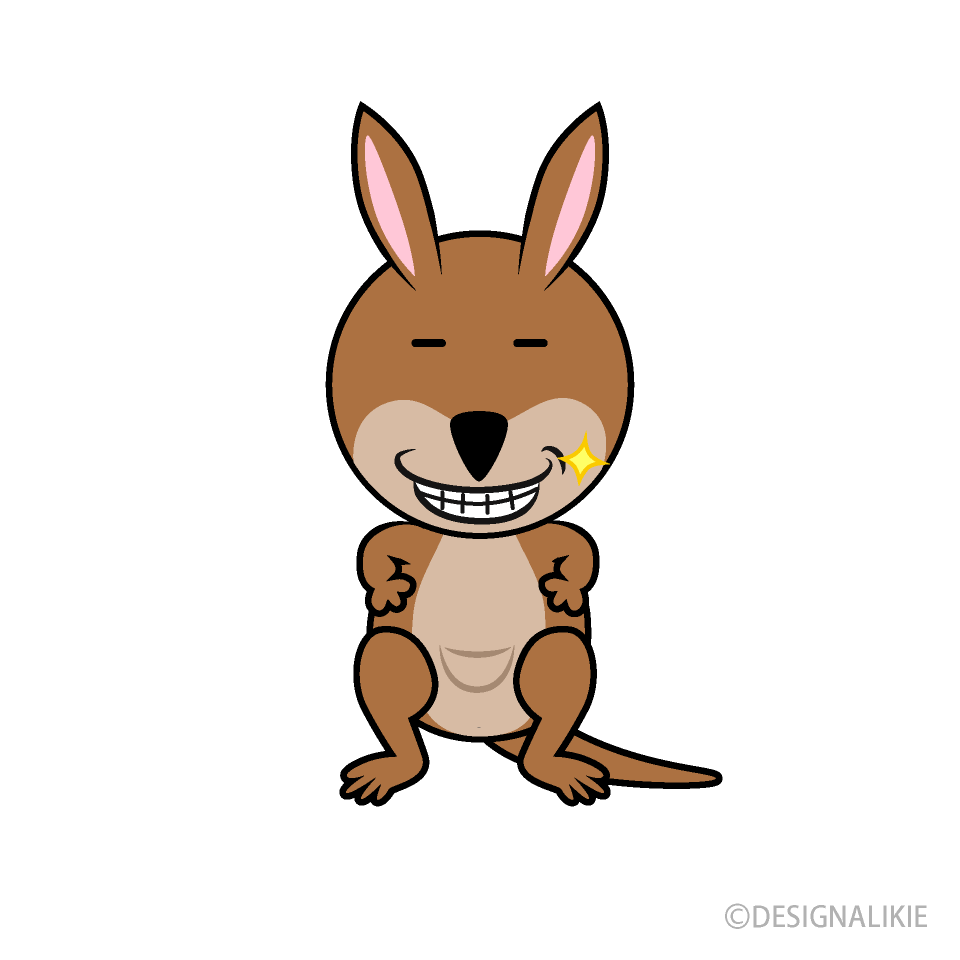 Canguro sonriente