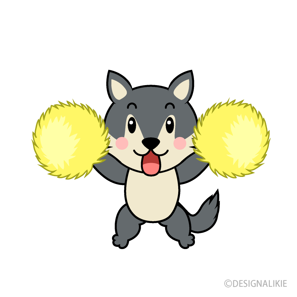 Cheering Wolf