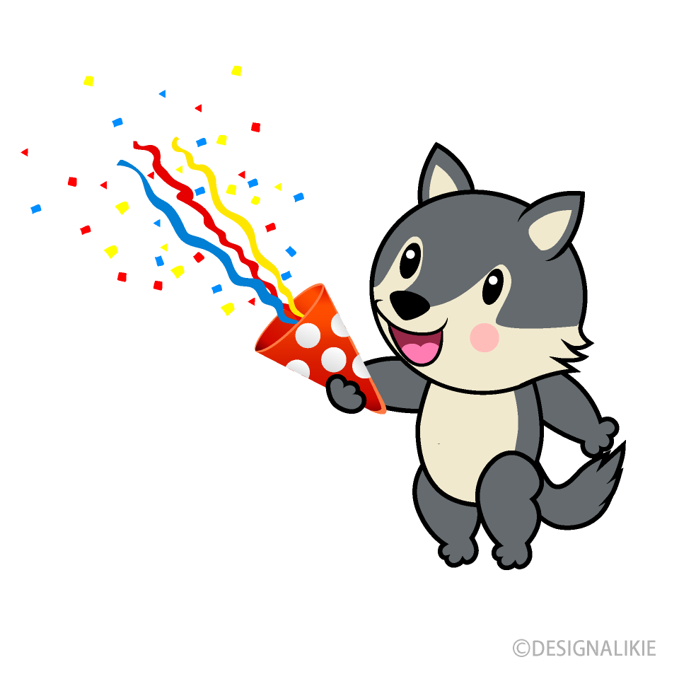 Lobo de fiesta