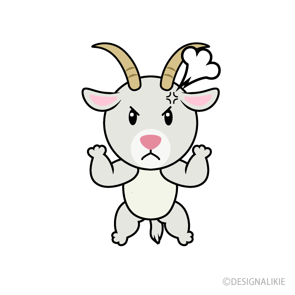 Cabra enojada