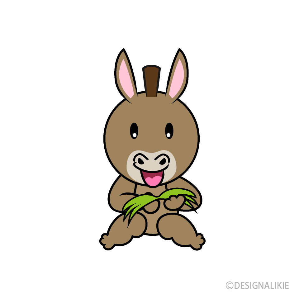 Burro comiendo