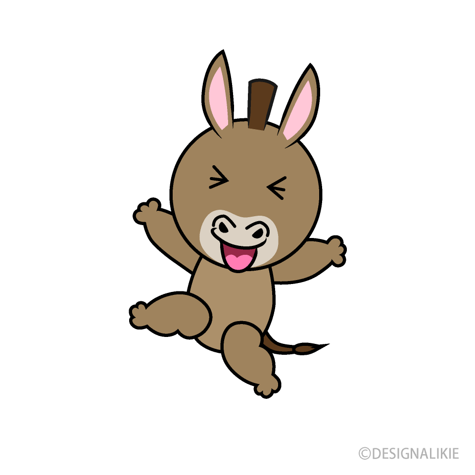 Burro feliz