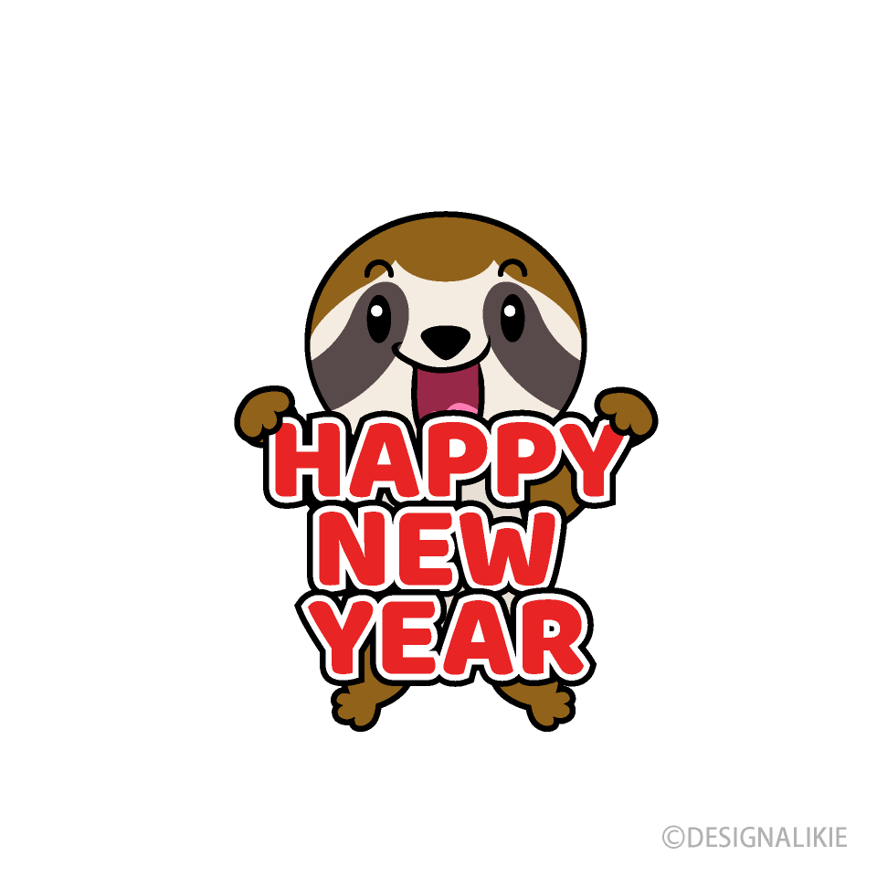 New Year Sloth