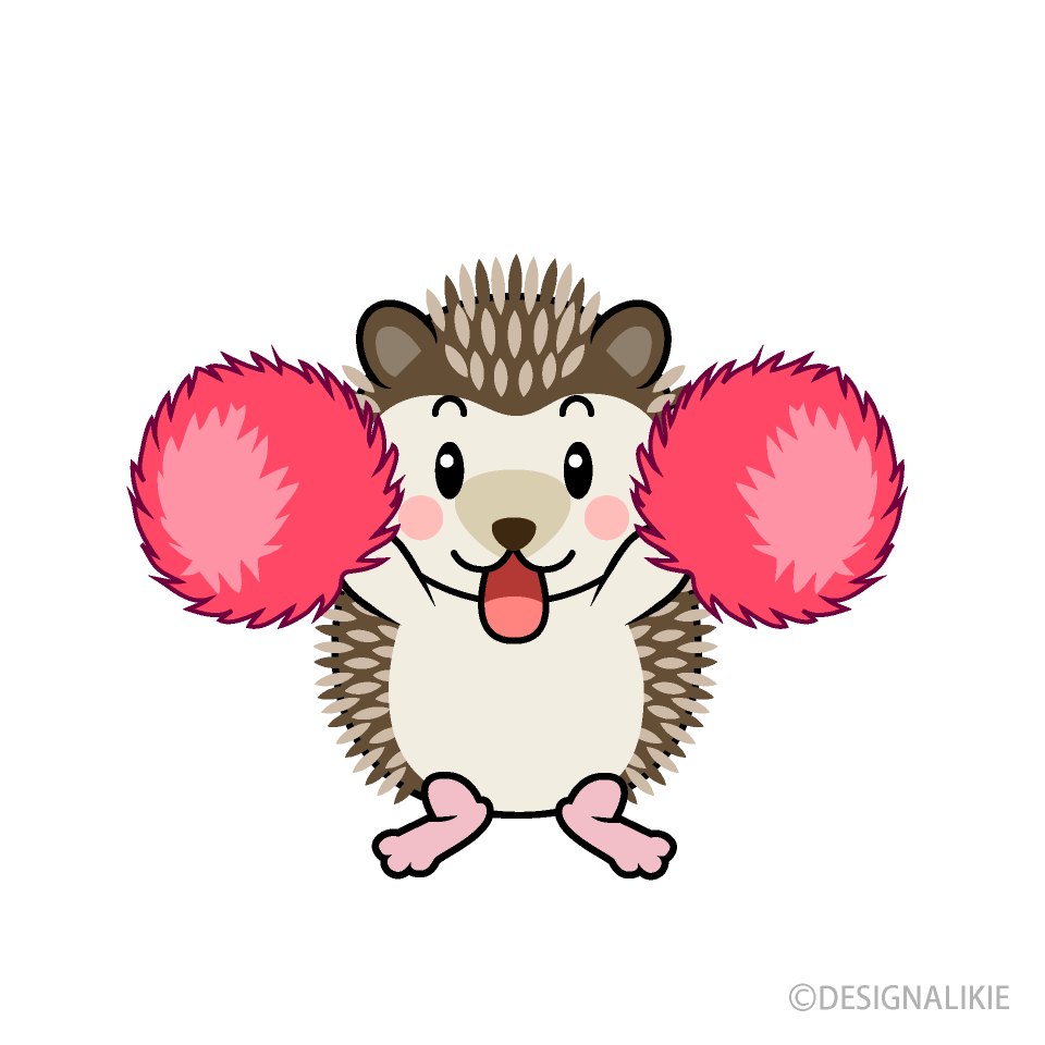 Cheering Hedgehog