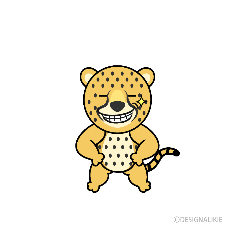 Grinning Cheetah