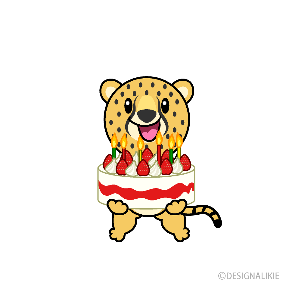 Birthday Cheetah