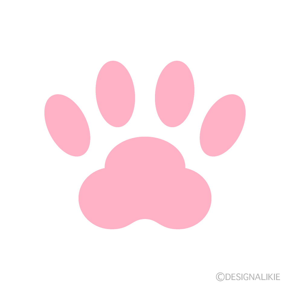 Pink Paw Print