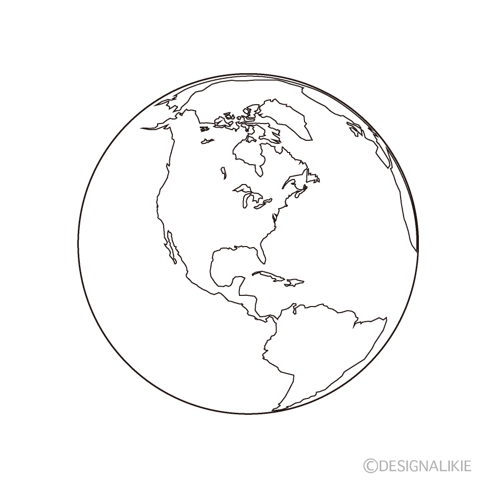 América Tierra Blanco y Negro
