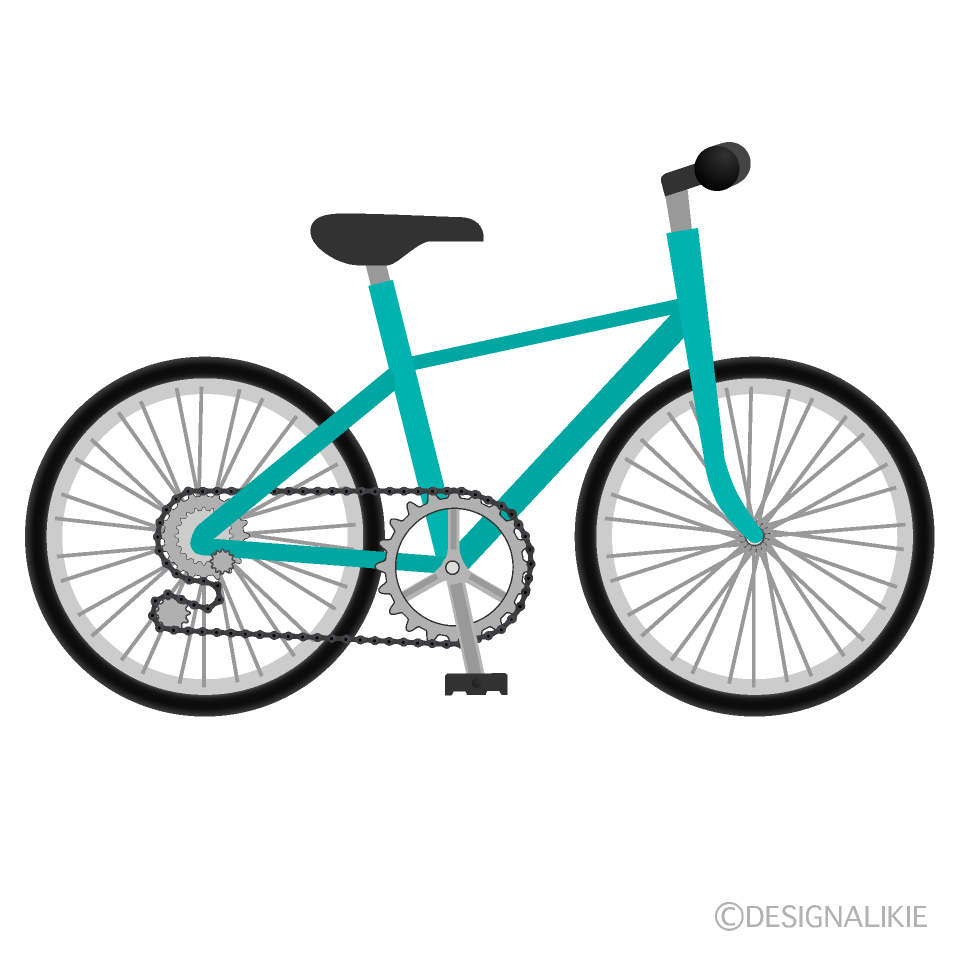 Turquoise Blue Bike