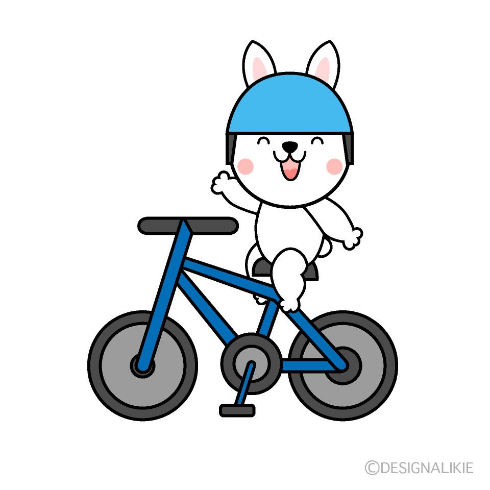 Rabbit Riding a Bicycle