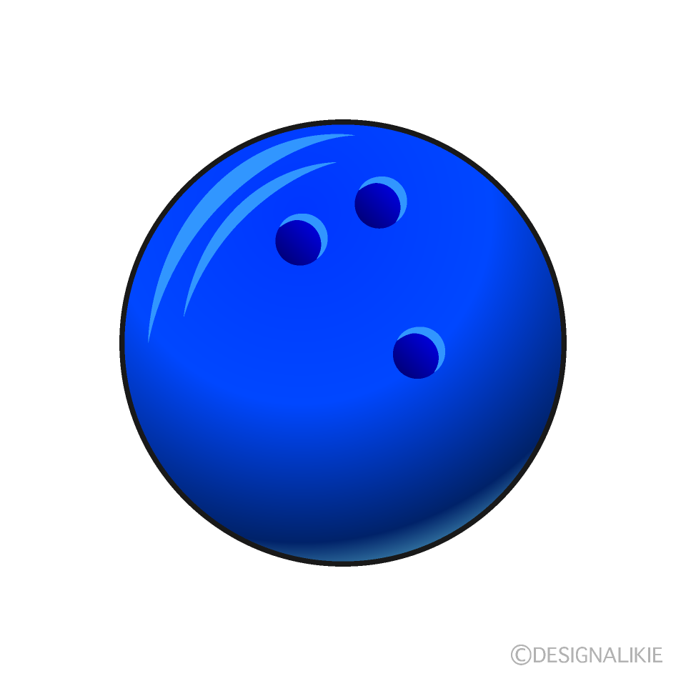 Blue Bowling Ball