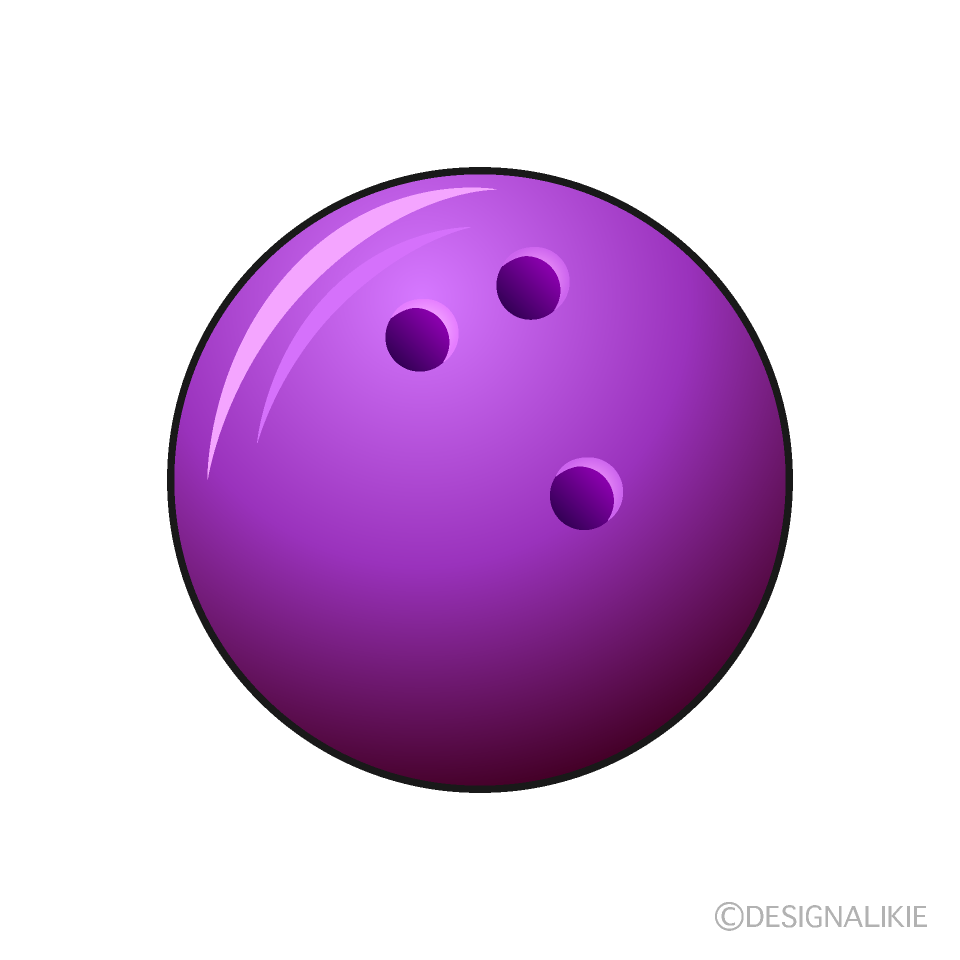 Purple Bowling Ball