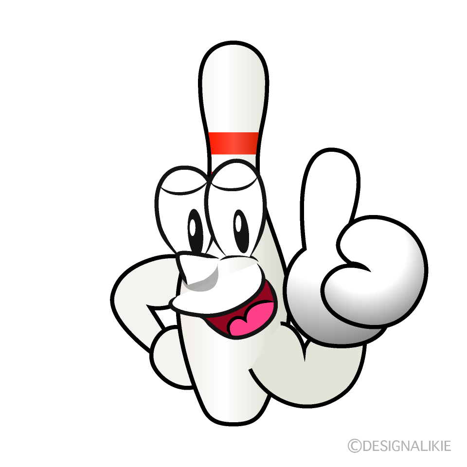 Pulgar hacia arriba Bowling Pin