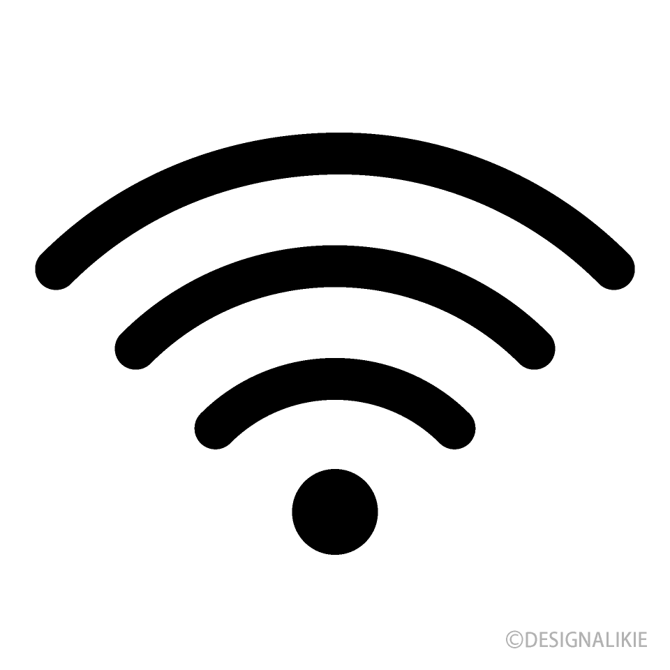 Wifi Round BW