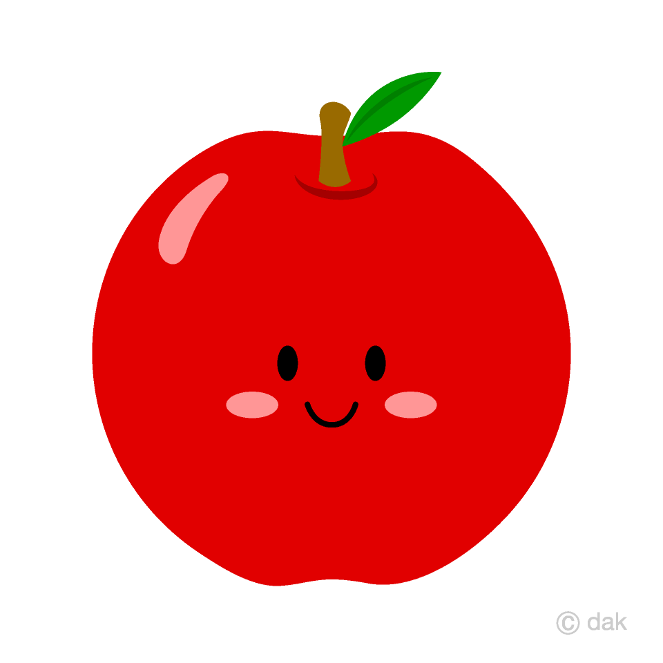 Cute Apple Character