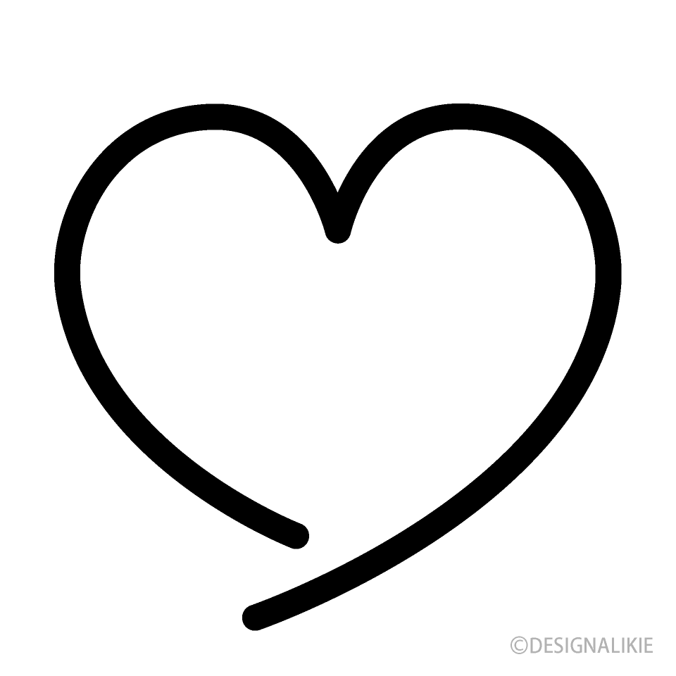 Corazón blanco y negro