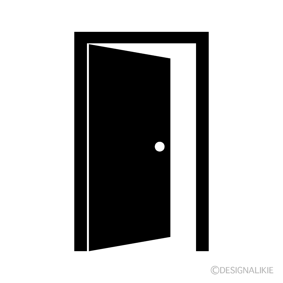 Open Door Silhouette