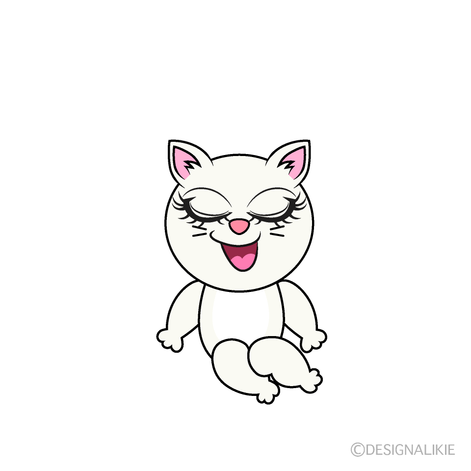 Relaxing Female Cat