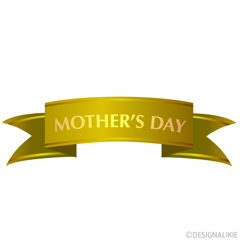 Mothers Day Gold Ribbon