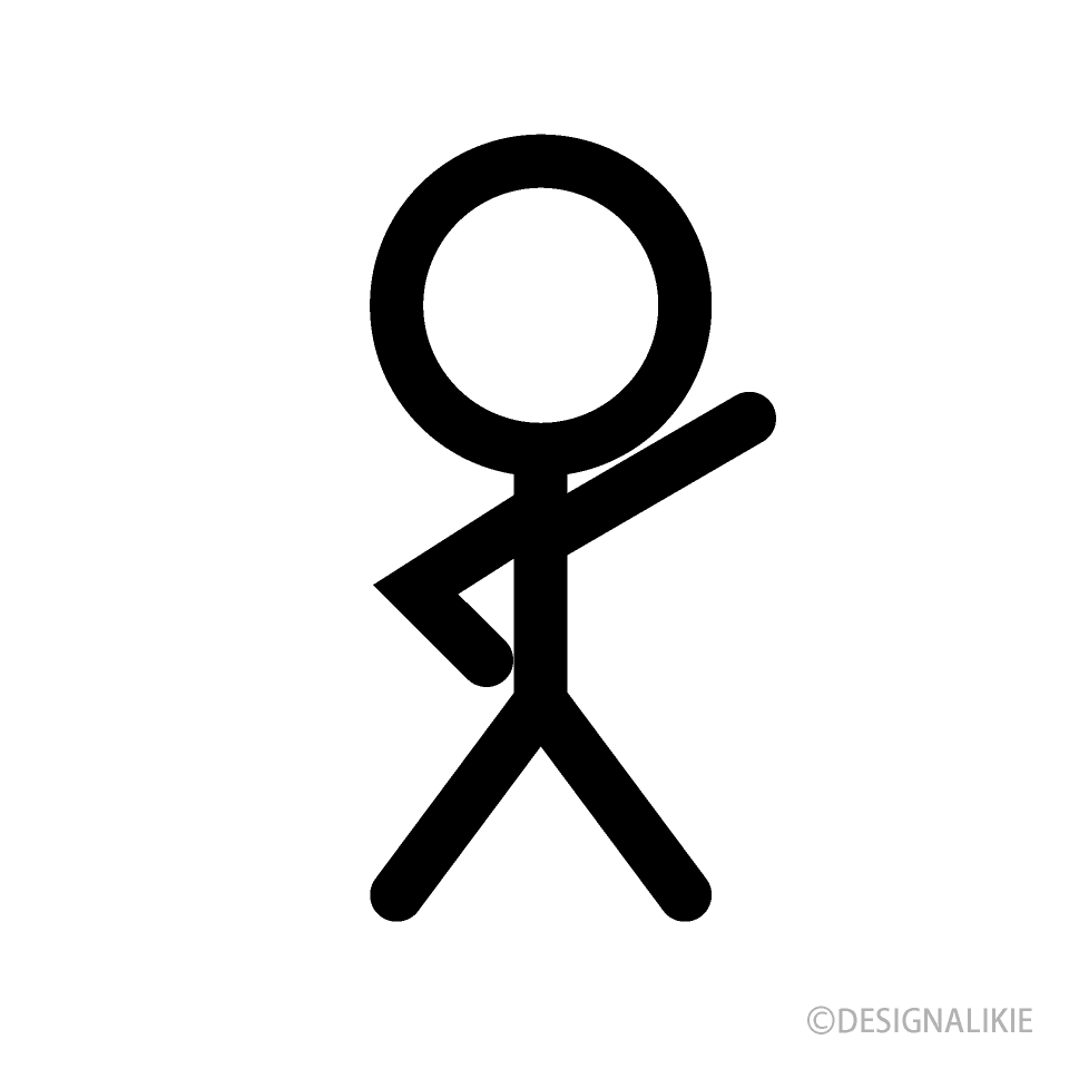 Pointing Stick Man