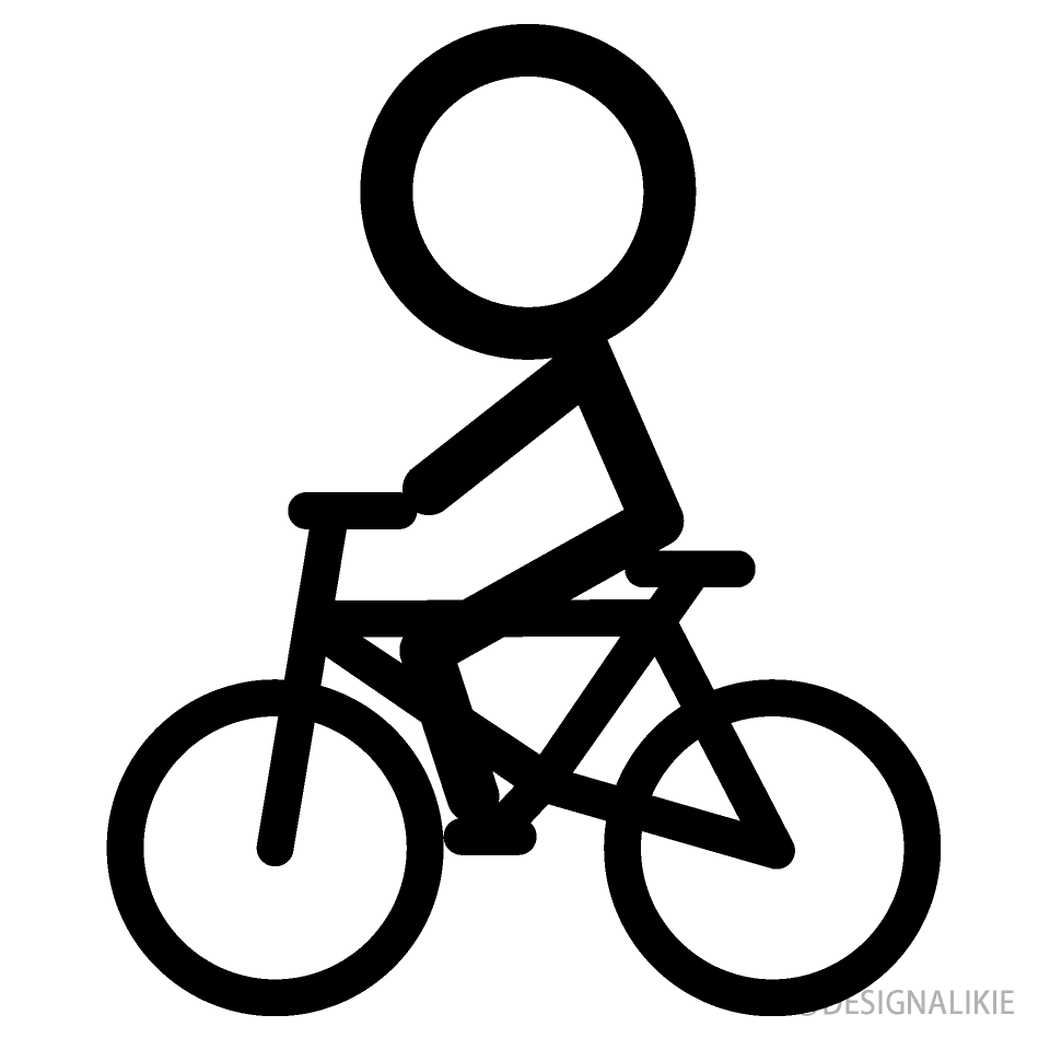 Bicycle Stick Man