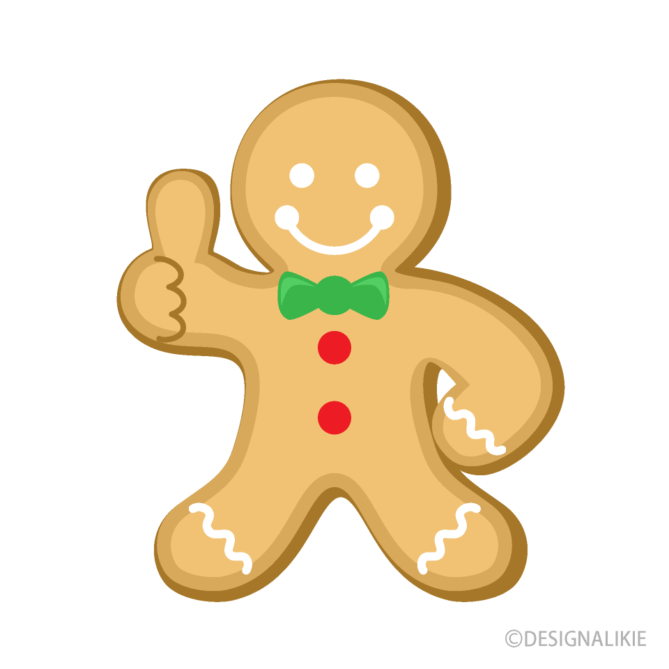 Thumbs up Gingerbread Man