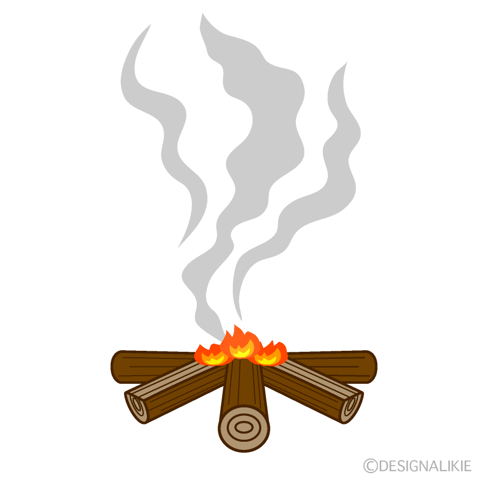 Campfire with Weak Flame