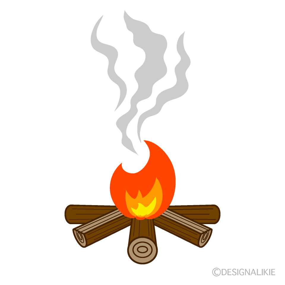 Campfire with Small Flame