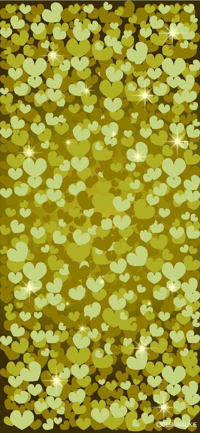 Corazón Dorado Brillante