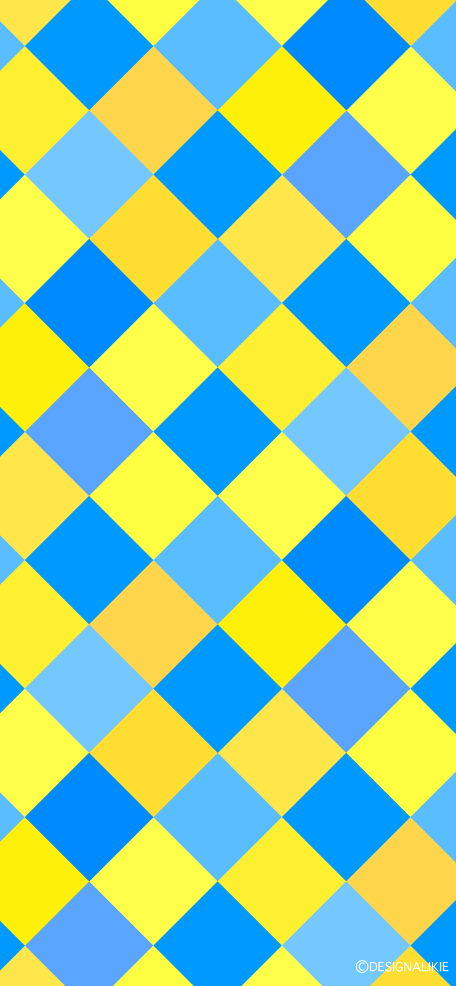 Yellow and Blue Check