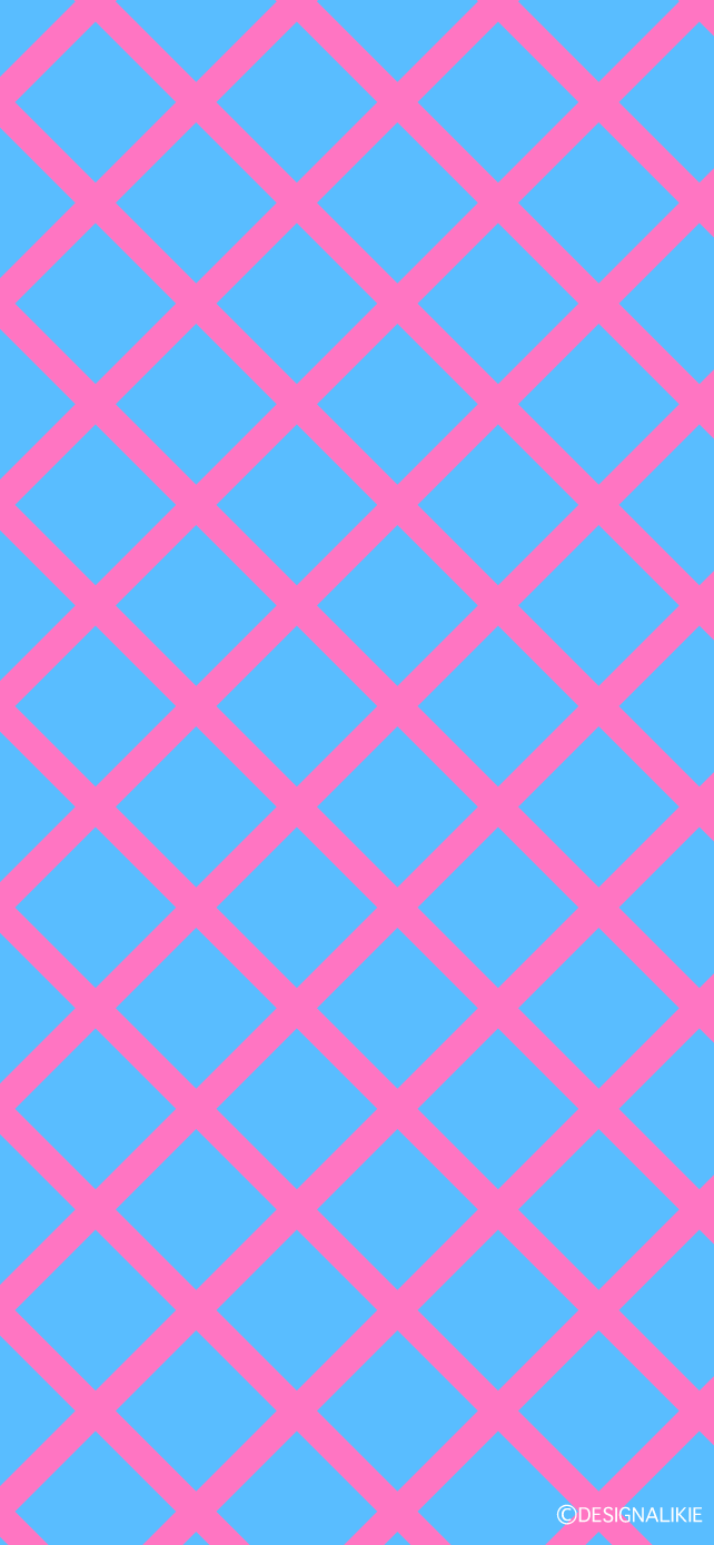 Pink Check Line on Light Blue