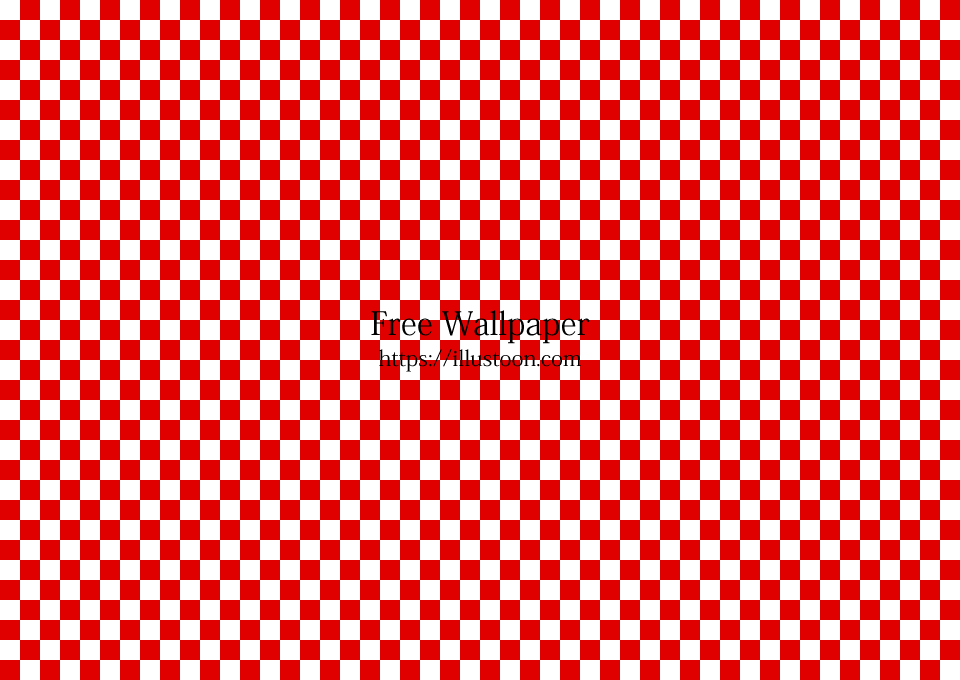 Rojo y Blanco a Cuadros
