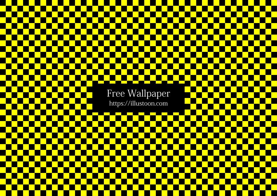 Yellow and Black Checker