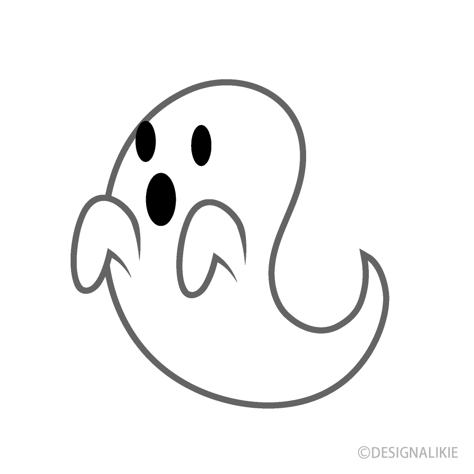 Hovering Cute Ghost