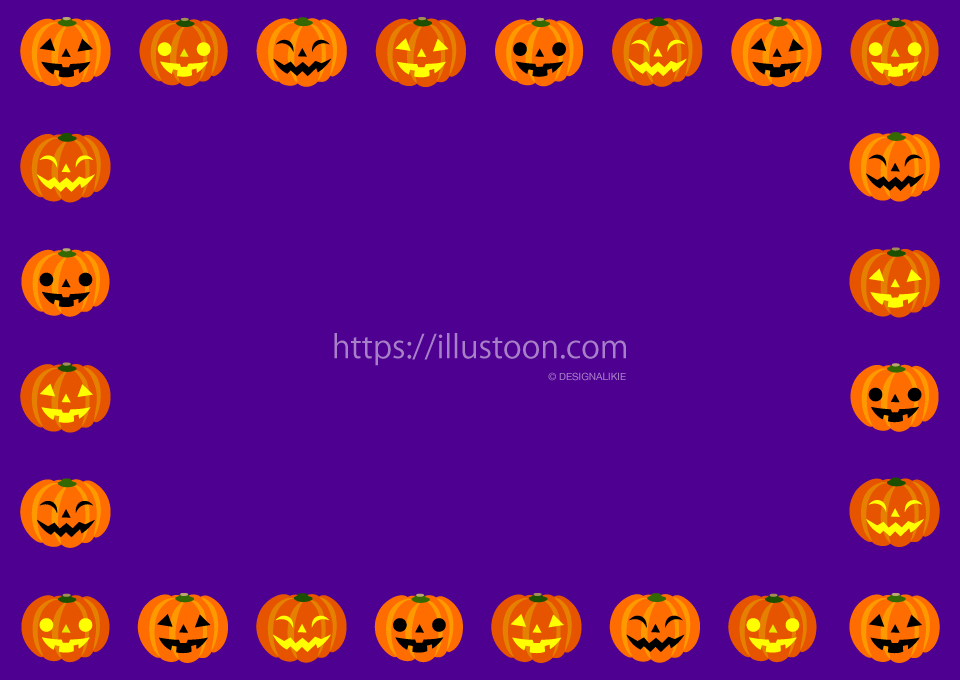 Borde de Calabazas Púrpura