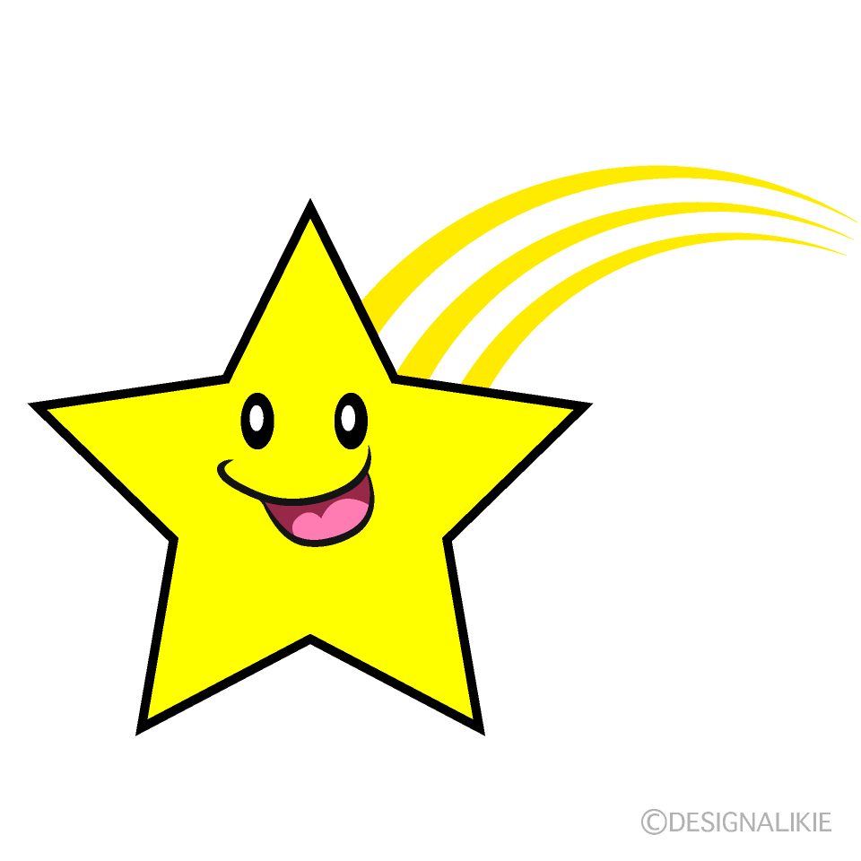 Smiley Shooting Star