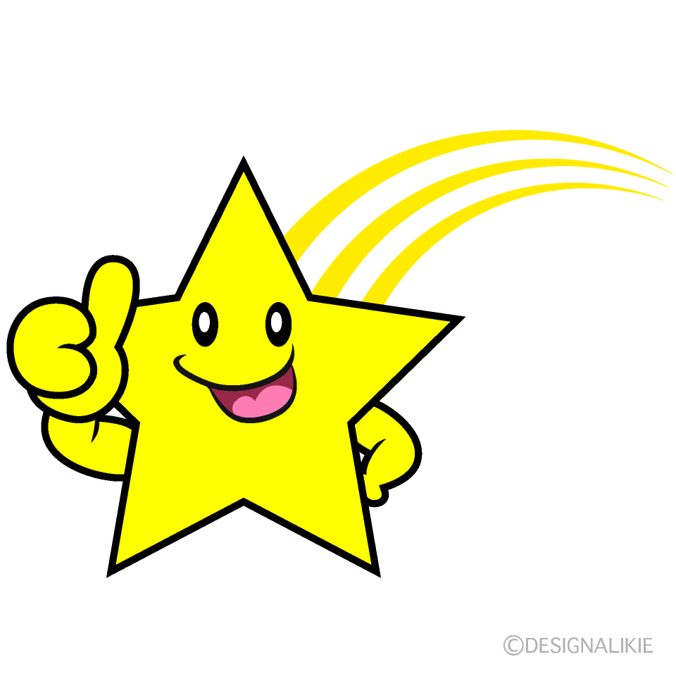 Thumbs up Shooting Star