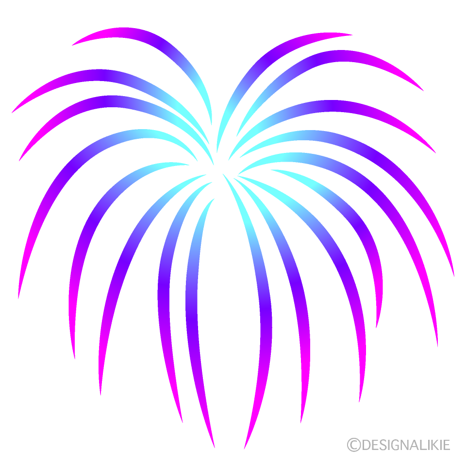 Blue and Purple Firework