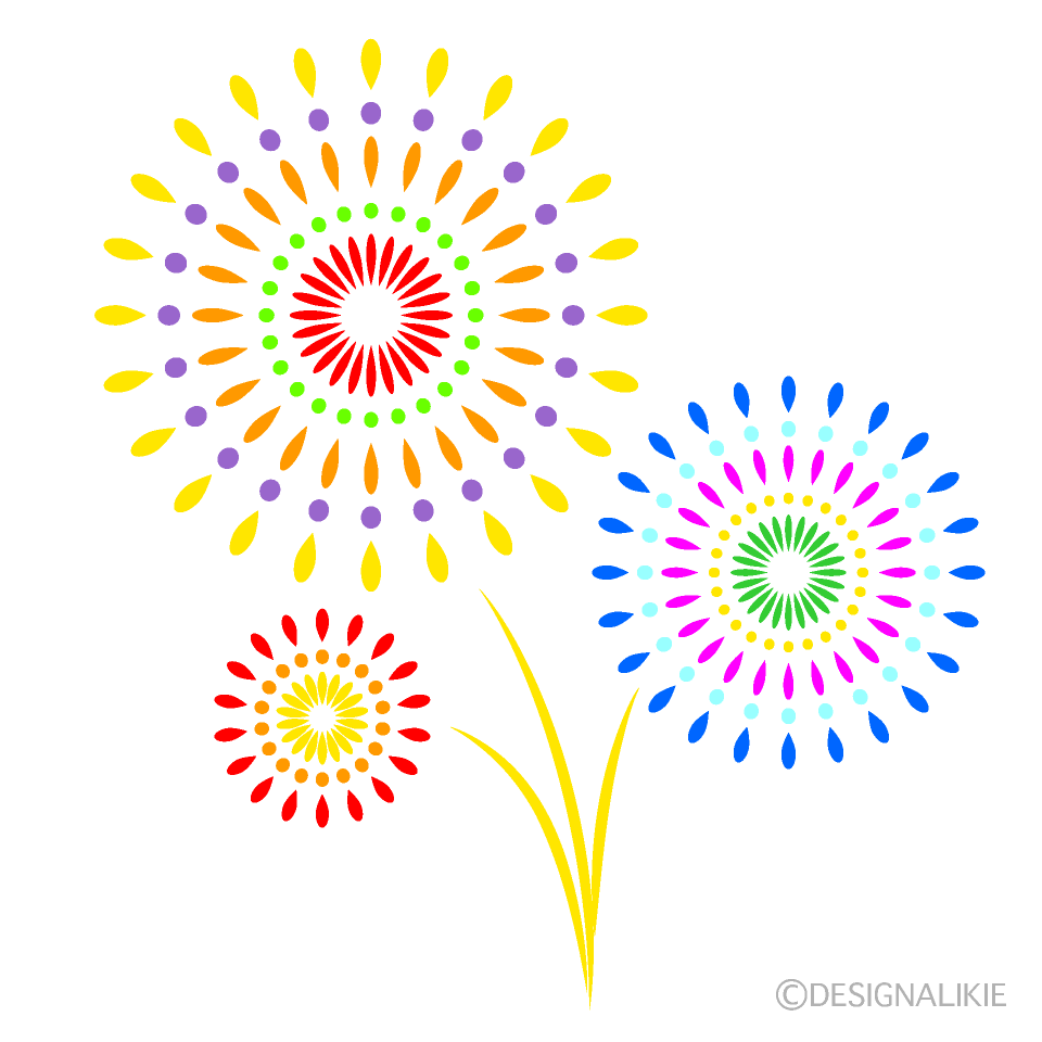 Three Fireworks