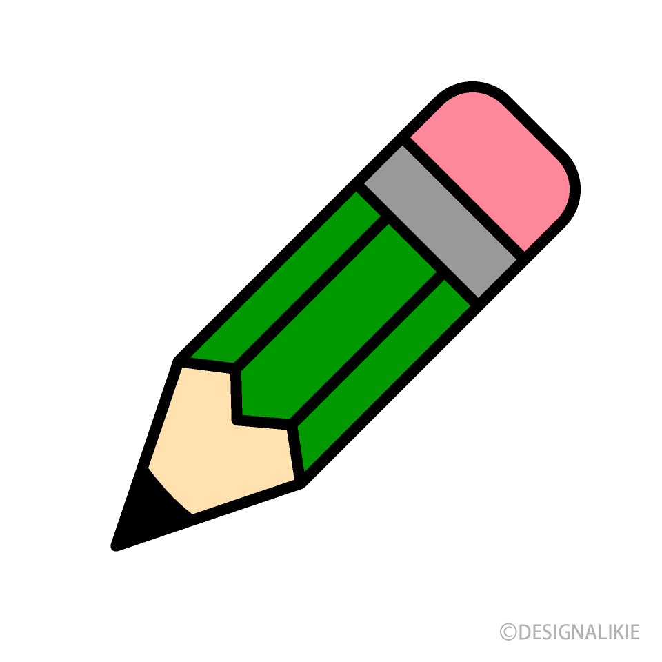 Lápiz Verde Corto