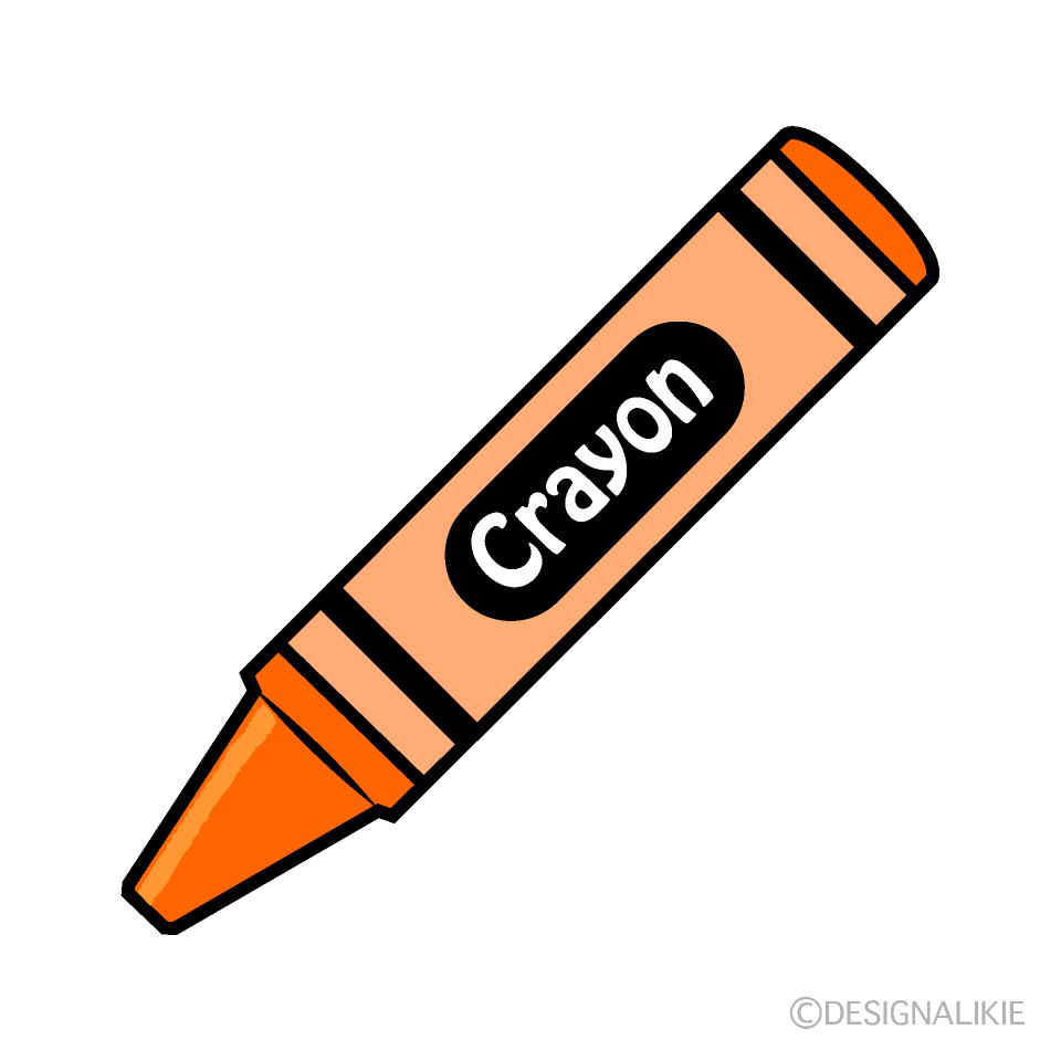 Orange Crayon