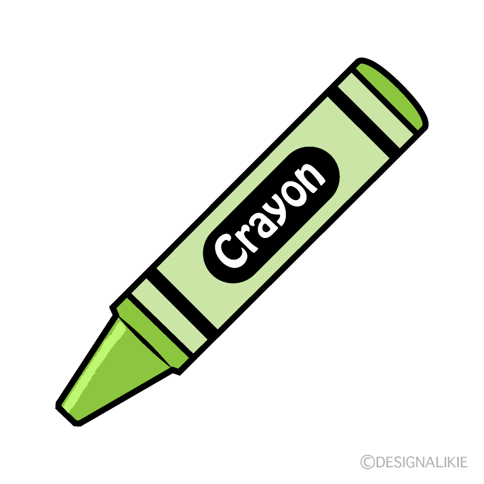 Yellow Green Crayon