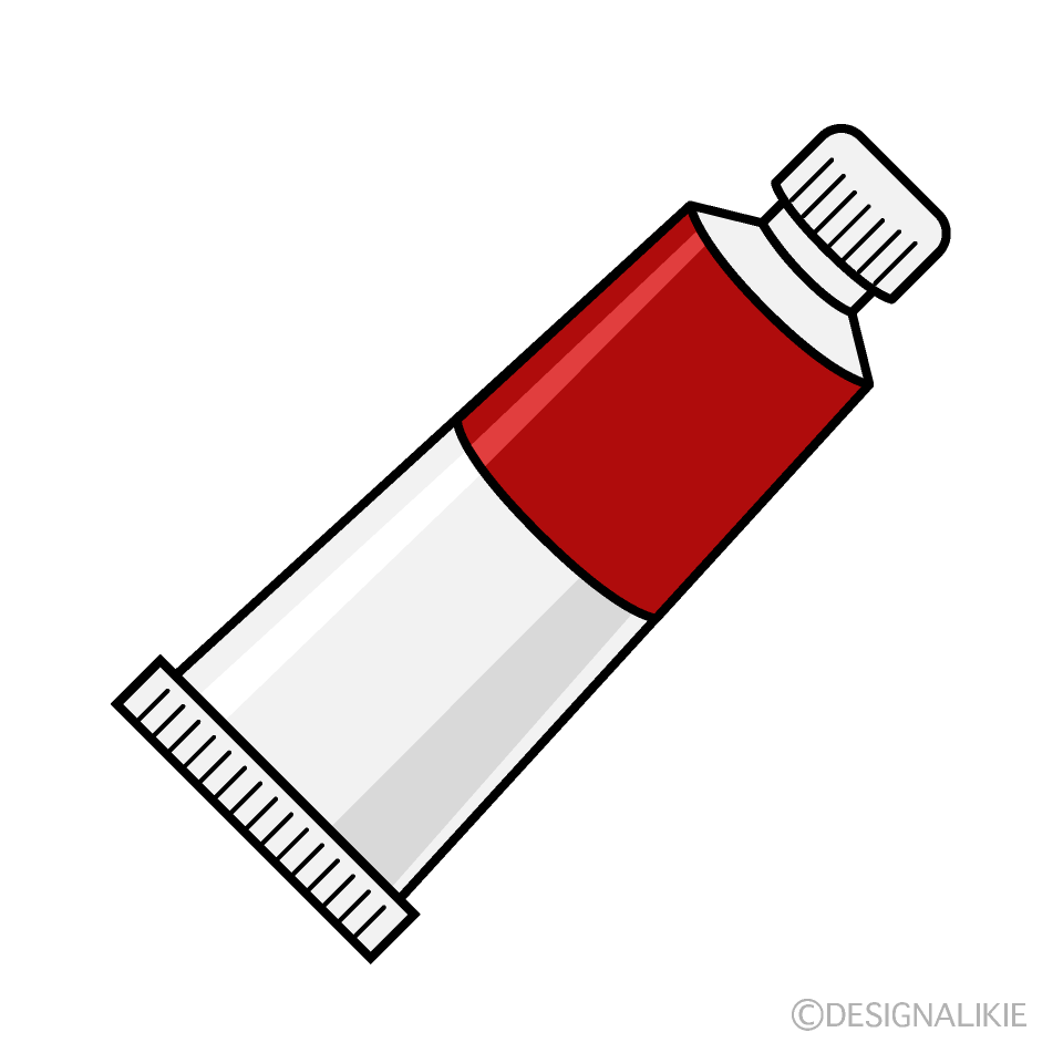 Red Paint Tube