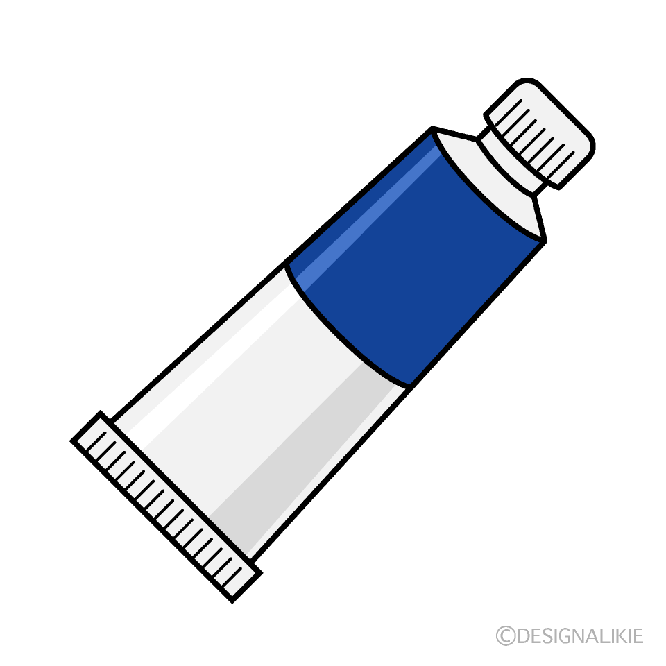 Blue Paint Tube