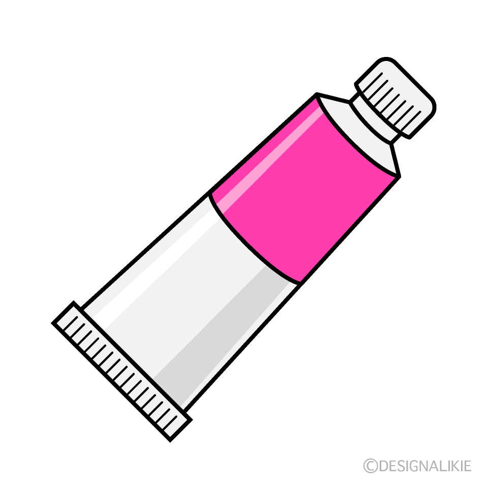 Pink Paint Tube