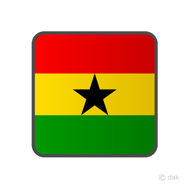 Ghana Flag Icon