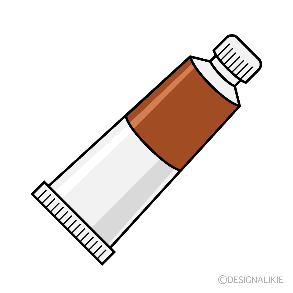 Brown Paint Tube