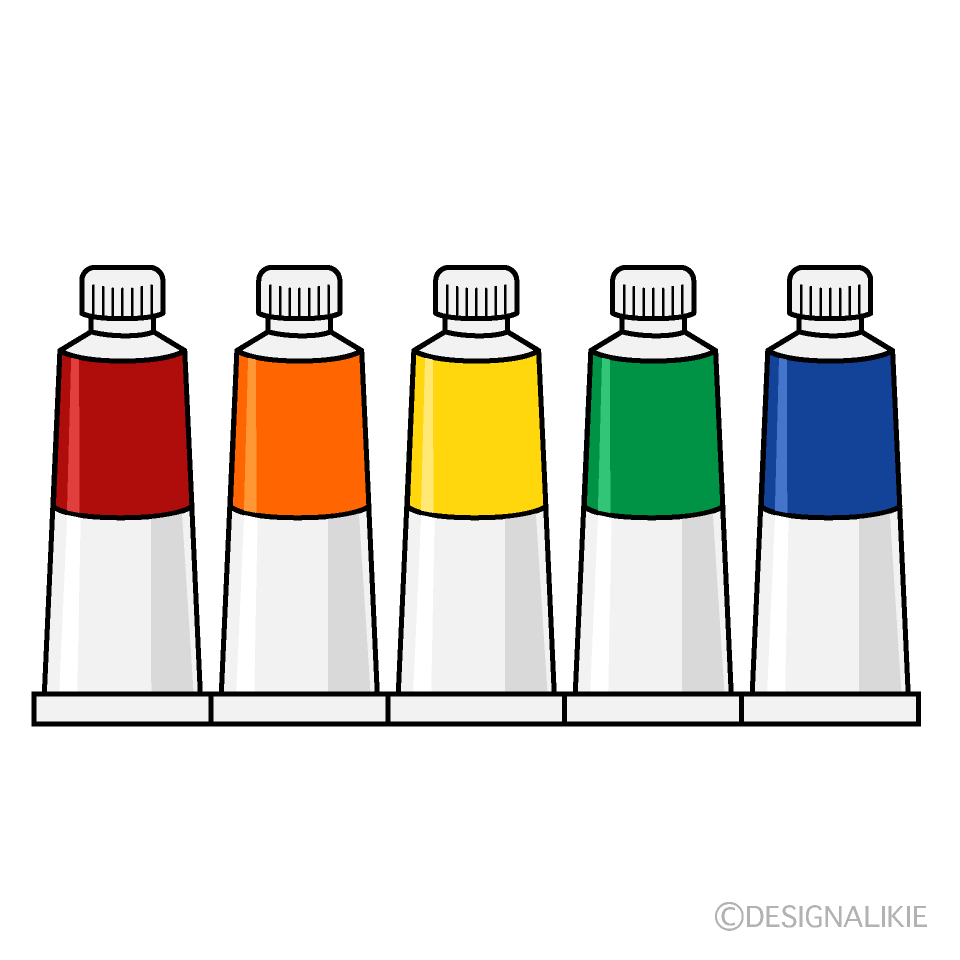 Five Paint Tubes